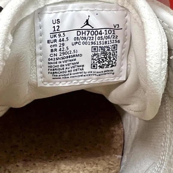 2022 Nike Air Jordan 1 Low Elevate Sail / Coconut Milk / Sanddrift DH7004 101 - Picture 12 of 13